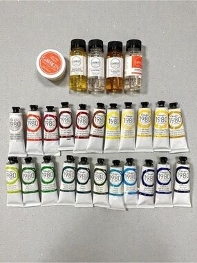 Lot of 22 Gamblin 1980 Oil Paint Tubes Large Bundle, Painting Colors, Mediums